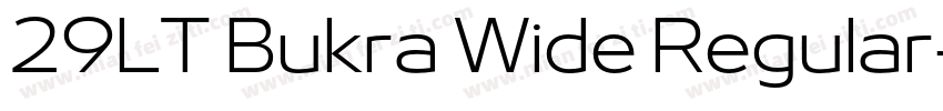 29LT Bukra Wide Regular字体转换